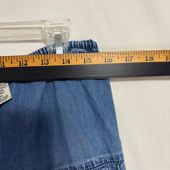 VTG White Stag Denim Skirt Womens M(8/10) Tiered Cowgirl Boho Peasant Cottage - Picture 7 of 9